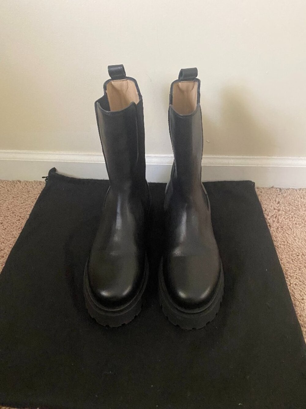 Leather Banana Republic Boots Black Size 9